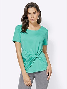 Knot Detail Short Sleeve Top product image (418469.AQ.3.1_WithBackground)