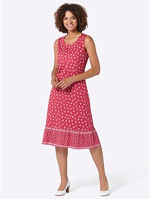Floral Mix Midi Dress product image (420617.RDPA.3.1_WithBackground)