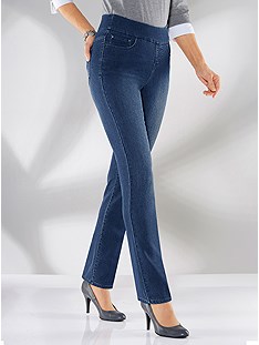 Side Zip Denim Jeans product image (420846.BLUS.JS)