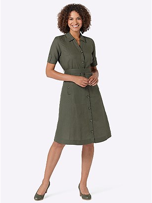 Short Sleeve Shirt Dress product image (421061.OL.3.1_WithBackground)