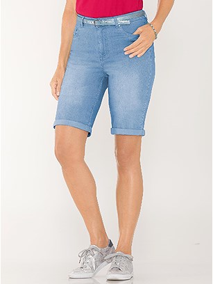 Cuffed Bermuda Shorts product image (421189.FADE.1.1_WithBackground)