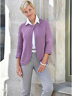 Single Button Knitted Cardigan product image (423380.LI.1.1_WithBackground)