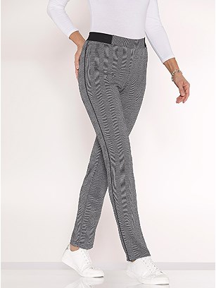 Side Piping Printed Pants product image (427941.GYCK.3.13_WithBackground)