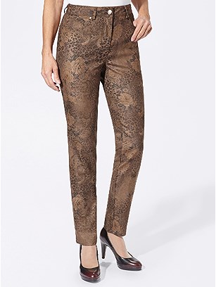 Leopard Mixed Print Pants product image (427974.CAMU.3.1_WithBackground)