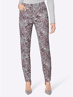 5 Pocket Snake Print Pants product image (428005.BYPR.4.16_WithBackground)