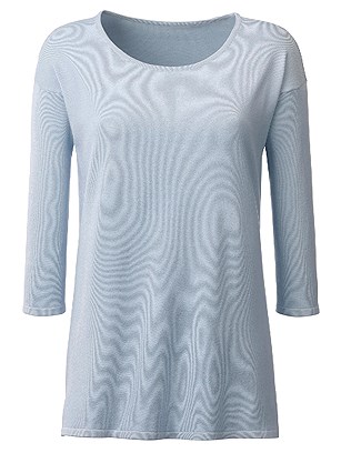 Rounded Neckline Long Sweater product image (428339.LB.1.1_WithBackground)