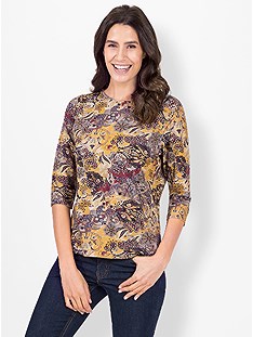Allover Paisley Print Top product image (428463.OCPR.3.1_WithBackground)