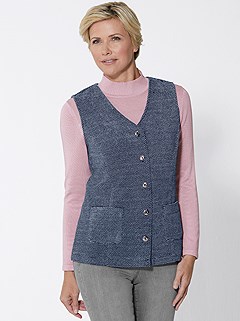 Button Up Jacquard Vest product image (428495.BMEL.3_P)