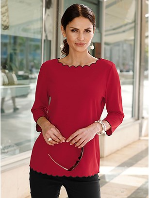 Scallop Hem Top product image (428739.RD.1.1_P)