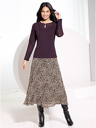 Leopard Maxi Skirt product image (428943.ABBE.1.11_WithBackground)
