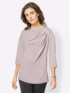Asymmetric Gather Detail Blouse product image (429421.RS.3.9_WithBackground)