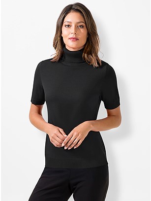 Short Sleeve Turtleneck Sweater product image (430777.BK.2.10_WithBackground)