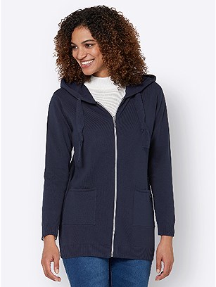 Hooded Zip Up Cardigan product image (431547.NV.2.1_WithBackground)