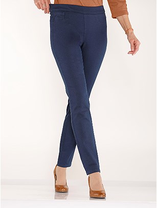 Stretch Waist Jeans product image (434268.DKBL.2.14_WithBackground)