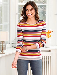 Multicolor Striped Sweater product image (435013.OCST.1.1_WithBackground)