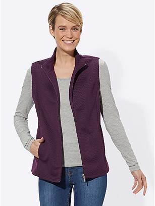 Textured Jacquard Pattern Vest product image (435016.PL.3.1_WithBackground)