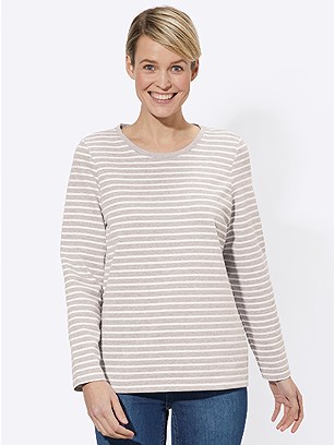 Striped Long Sleeve Top product image (435198.BEST.3.9_WithBackground)