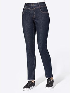 Contrasting Seam Jeans product image (435242.DKBL.3.1_WithBackground)