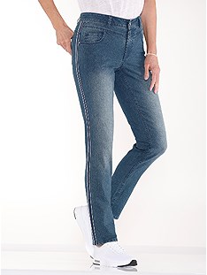Side Stripe Jeans product image (435663.BLUS.1.12_WithBackground)
