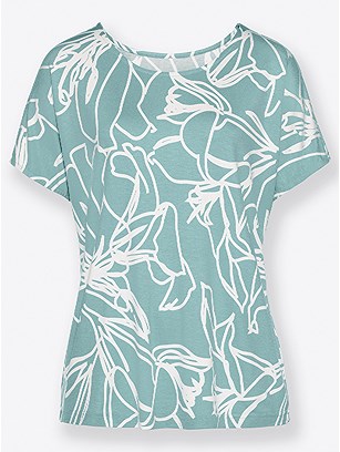 Floral Short Sleeve Top product image (439083.MEPR.1.1_WithBackground)