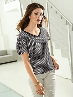 Printed Puff Sleeve Top product image (439423.IVO.2M)