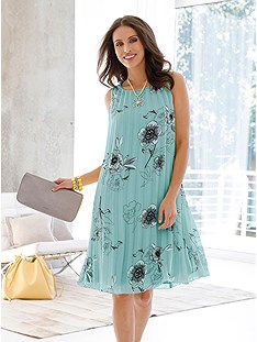 Pleated Floral Dress product image (439715.MTPR_1)