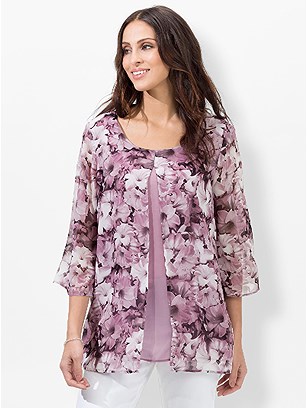 Floral Layered Effect Blouse product image (439799.MVPR.3.1_WithBackground)
