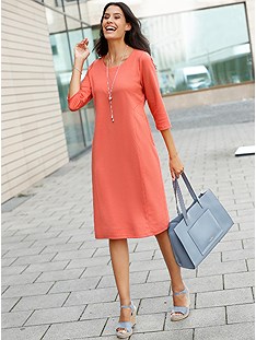 3/4 Sleeve Panel Dress product image (439965.CO.1.1_WithBackground)