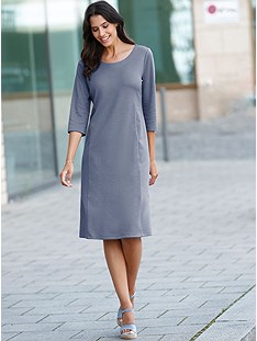 3/4 Sleeve Panel Dress product image (439965.PWBL.1.1_P)