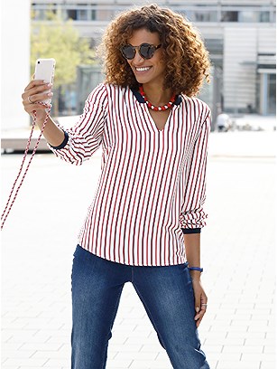 Striped Blouse product image (441569.RDWH.1.1_WithBackground)