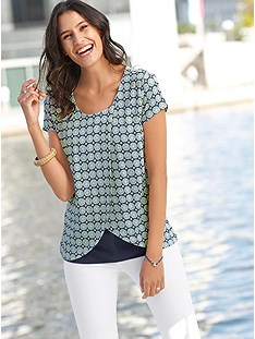 Printed Layered Look Top product image (441584.MTWH.1.9_WithBackground)