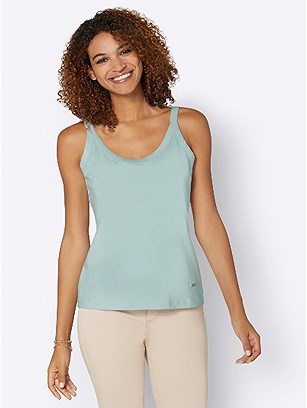 Piped Round Neckline Top product image (441799.MT.3.1_WithBackground)