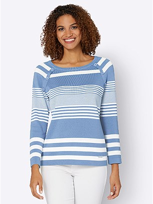Stripe Mix Sweater product image (441803.BLST.3.1_WithBackground)