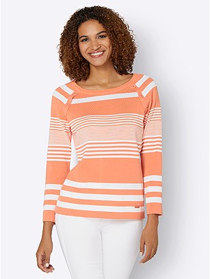 Stripe Mix Sweater product image (441803.SALW.3.1_WithBackground)