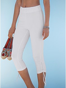 Ruched Side Tie Leggings product image (441815.WH.2.1_WithBackground)
