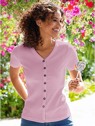 Ribbed Button Up Shirt product image (441920.RS.88S)