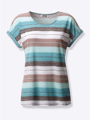 Striped Mottled Top product image (442040.BLST1.1.7_WithBackground)