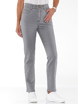High Waisted Paperbag Jeans product image (442080.GYDE.1.1_WithBackground)