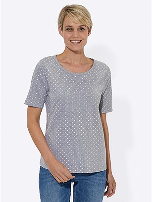 Polka Dot Printed Top product image (444536.GYWH.1.9_WithBackground)