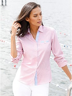 Long Sleeve Checkered Blouse product image (445960.LRCK.1.1_WithBackground)