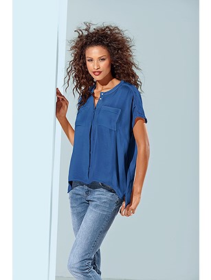 Oversized blouse product image (448604.RY.1.1_WithBackground)