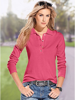 Fine Knit Polo Sweater product image (474259.PK.2SS)