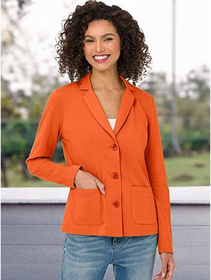 Casual Jersey Blazer product image (501094.OR.22S)