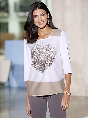 Heart Print Blouse product image (503755.BEMU.2.8_WithBackground)