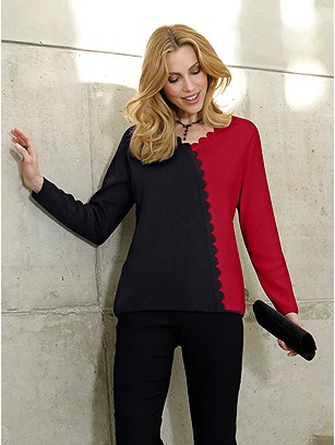 Wave Edge Sweater product image (504141.BKRD.1M)
