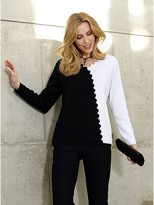 Wave Edge Sweater product image (504141.BKWH.3M)