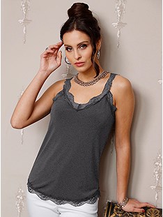 Lace Trim Tank Top product image (505766.GY.1.1_WithBackground)