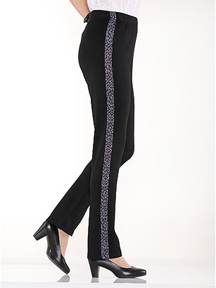 Leopard Trim Pants product image (505854.BK.2.11_WithBackground)