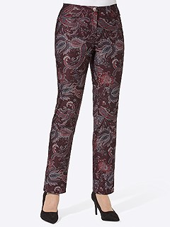 Paisley Print Pants product image (505861.BUPR.4.10_WithBackground)