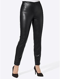 Cropped Faux Leather Pants product image (506459.BK.4.11_WithBackground)